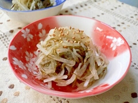 大根の納豆昆布和え